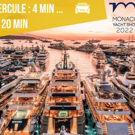 Appartement Moderne Climatise Monaco Vue Mer Cap-d'Ail Exteriér fotografie
