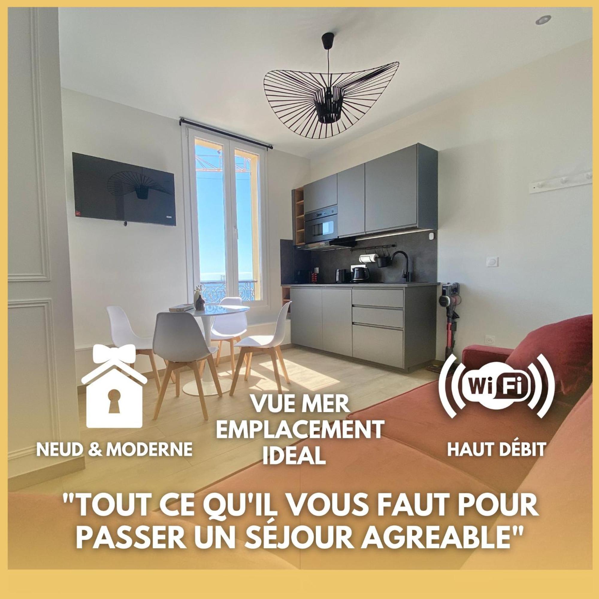 Appartement Moderne Climatise Monaco Vue Mer Cap-d'Ail Exteriér fotografie