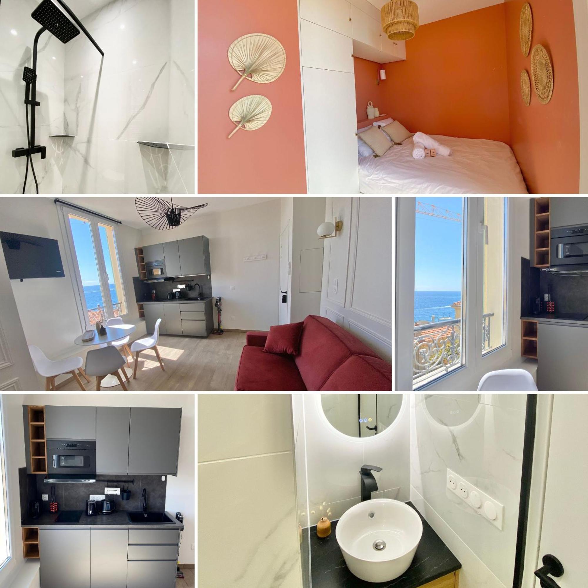 Appartement Moderne Climatise Monaco Vue Mer Cap-d'Ail Exteriér fotografie