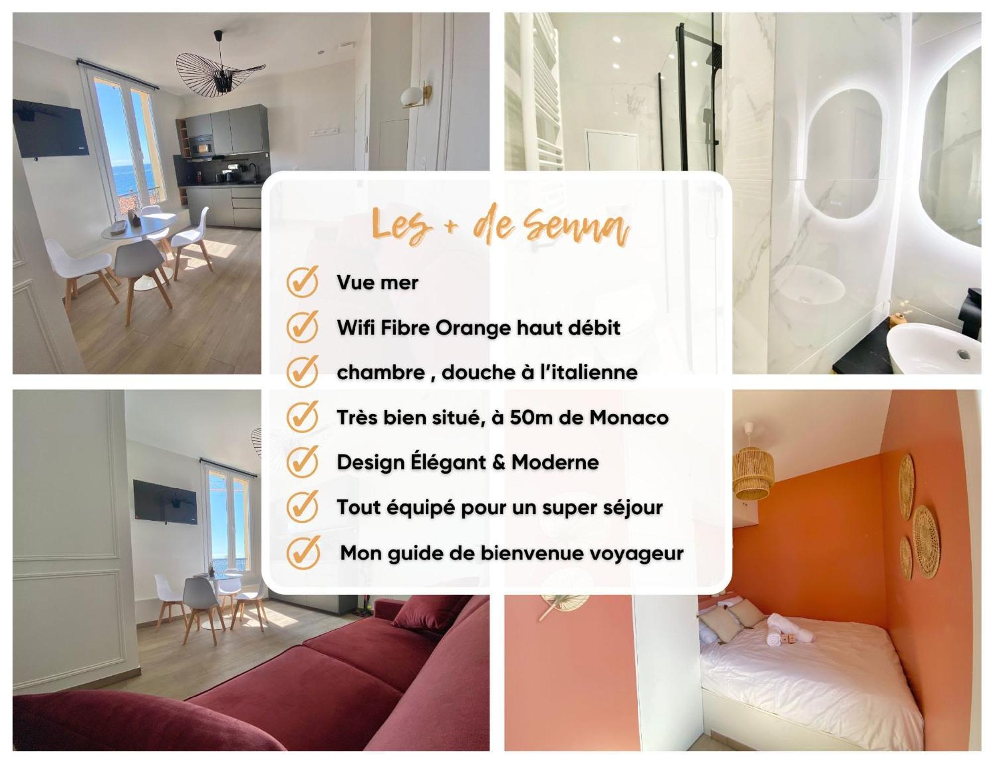Appartement Moderne Climatise Monaco Vue Mer Cap-d'Ail Exteriér fotografie