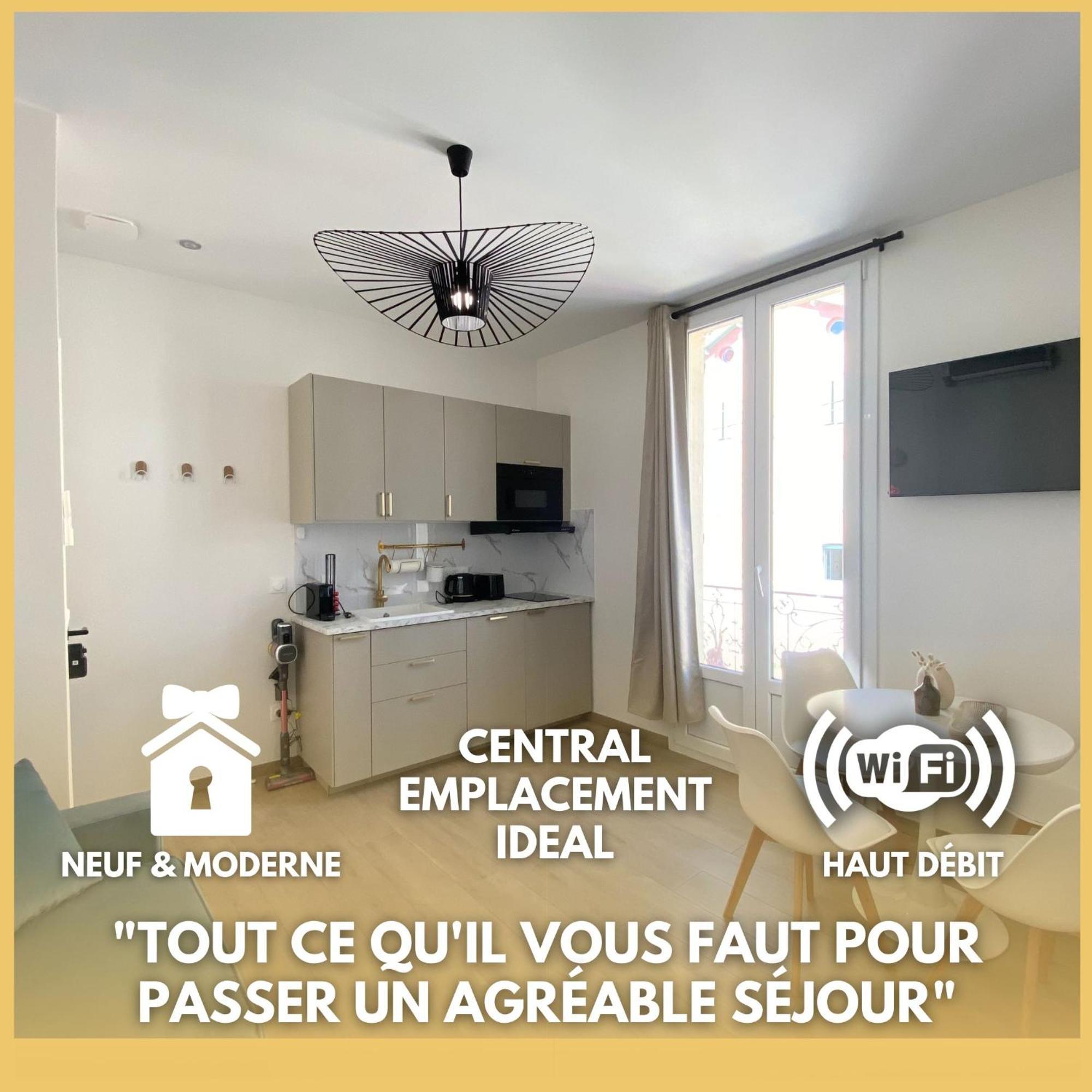 Appartement Moderne Climatise Monaco Vue Mer Cap-d'Ail Exteriér fotografie