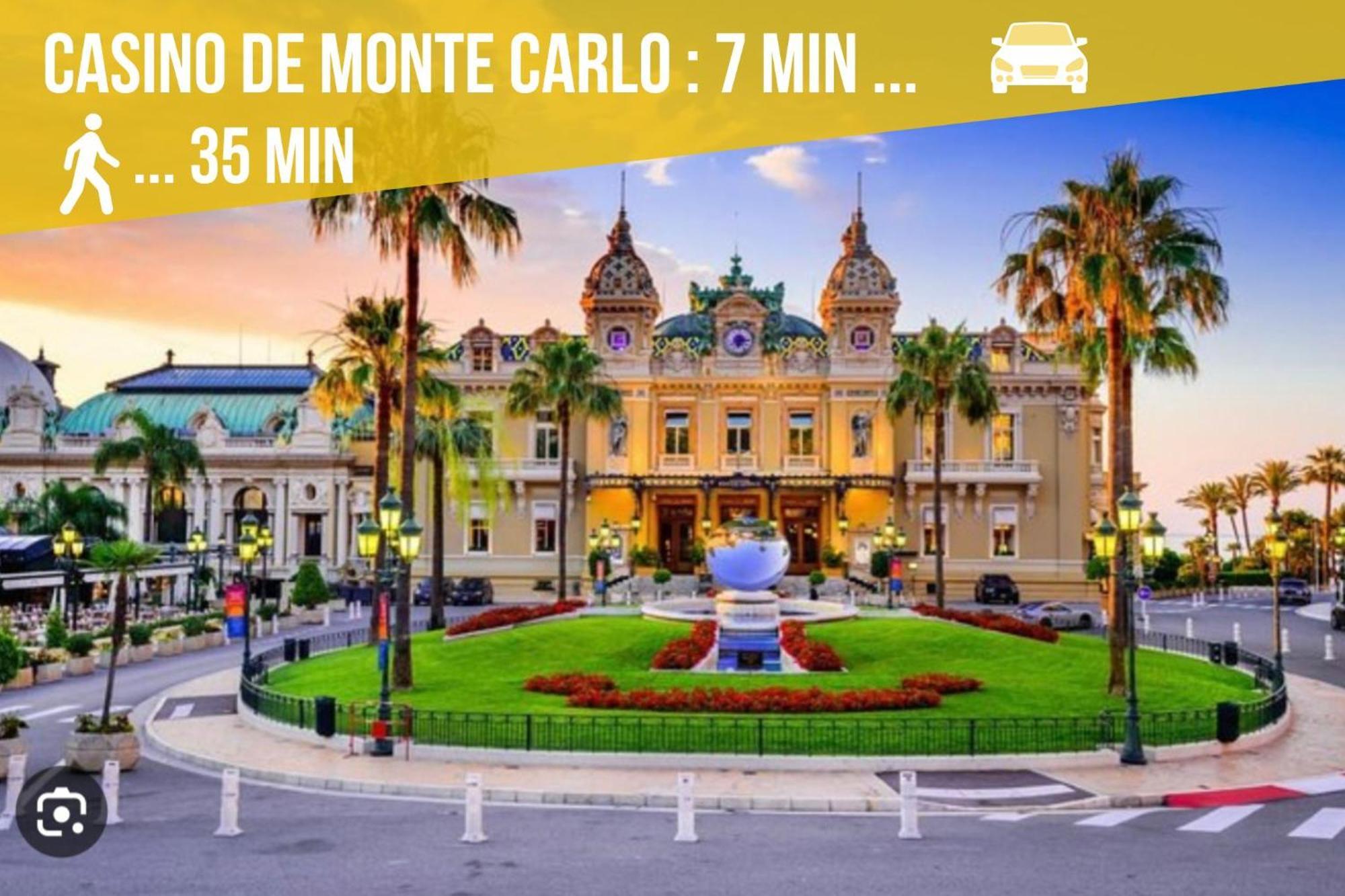 Appartement Moderne Climatise Monaco Vue Mer Cap-d'Ail Exteriér fotografie