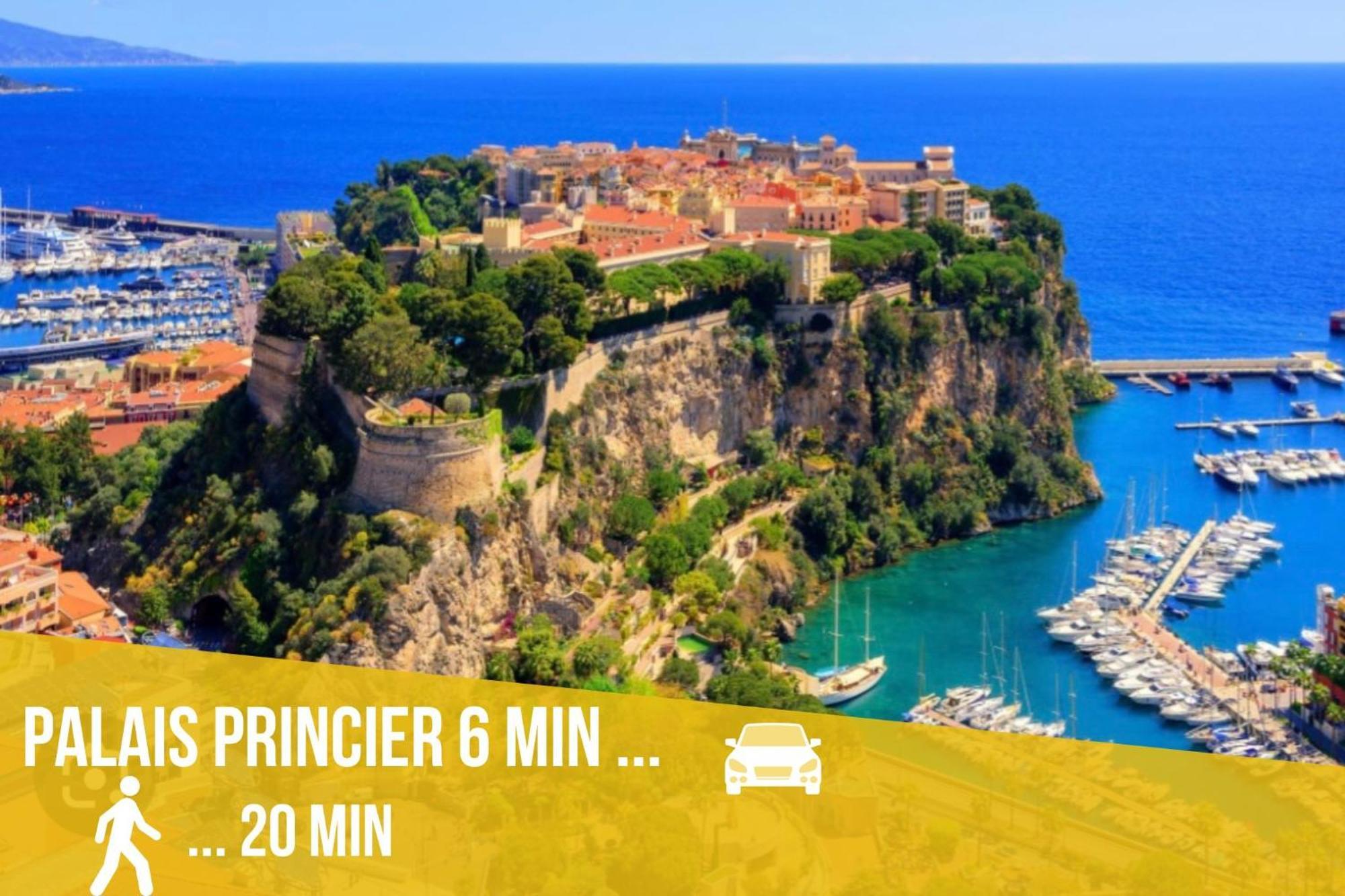 Appartement Moderne Climatise Monaco Vue Mer Cap-d'Ail Exteriér fotografie